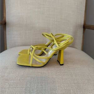Zara Neon Block Heels